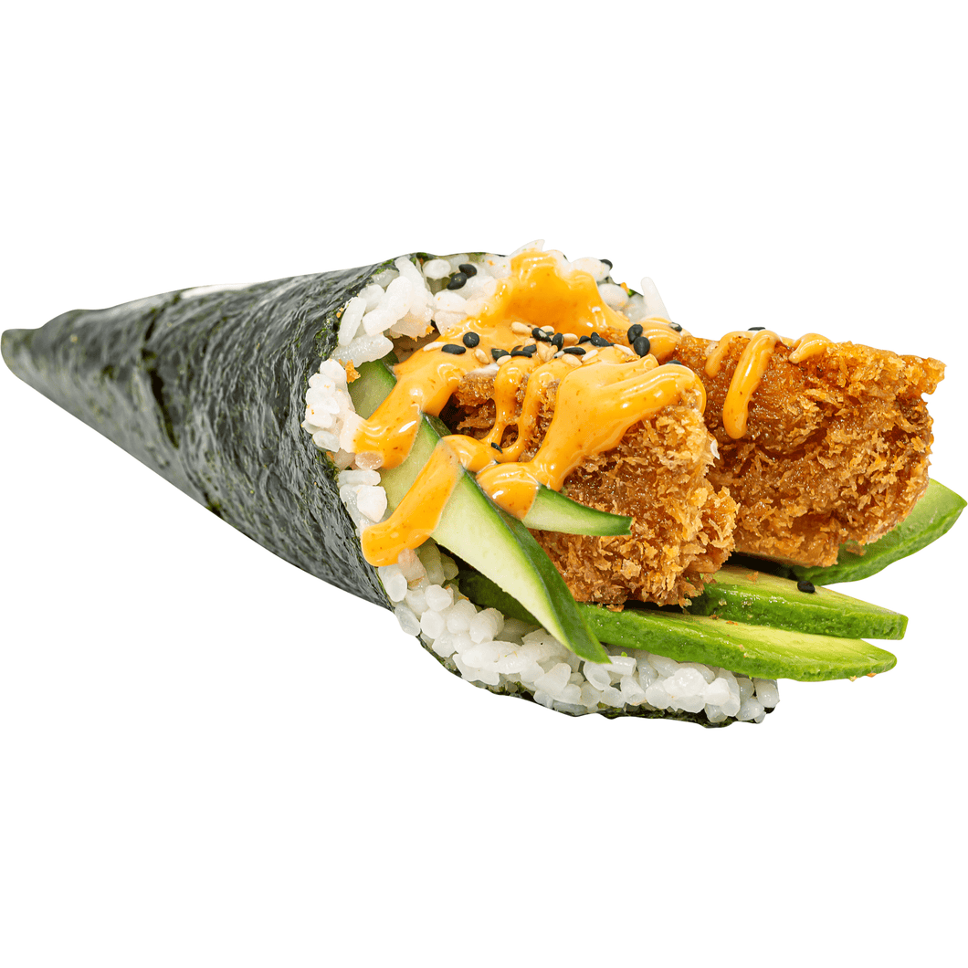 Chicken Kastu Hand Roll