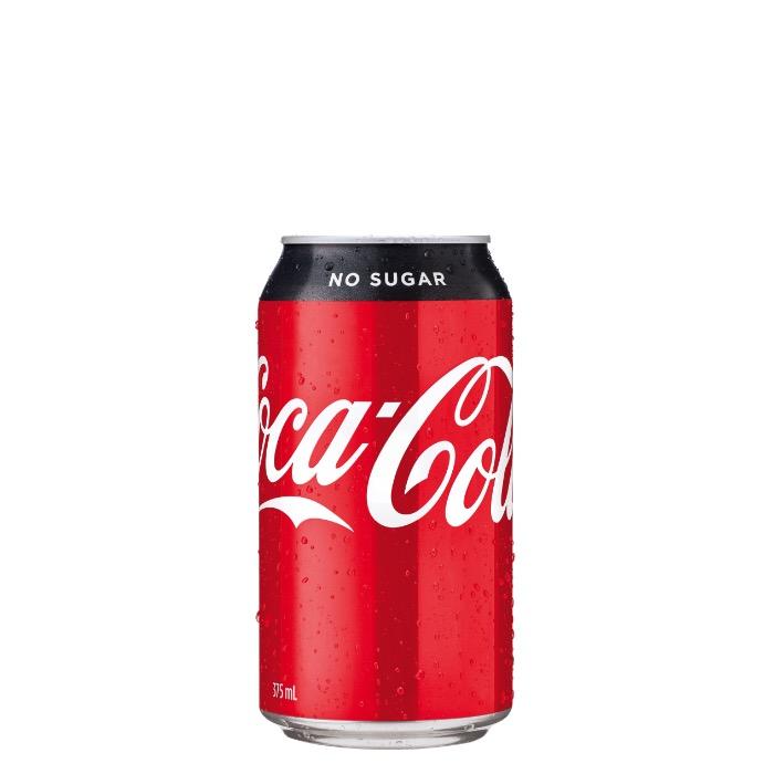 Coca No Sugar Can