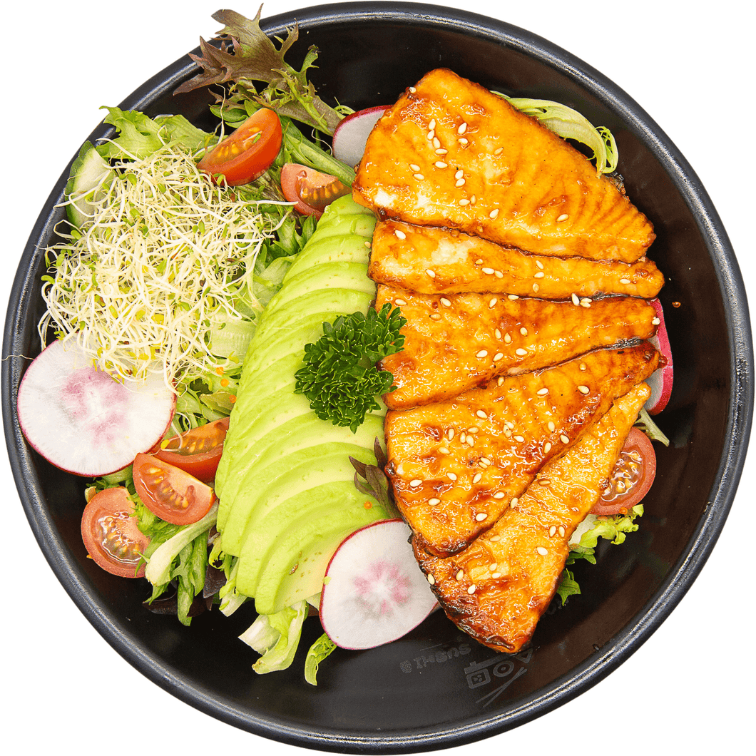 Teriyaki Salmon & Avocado