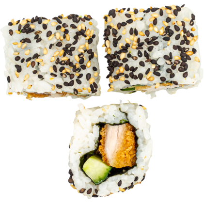 Chicken Katsu Inside Out Roll