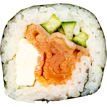 Smoke Salmon & Cream Cheese(cucumber) Maki