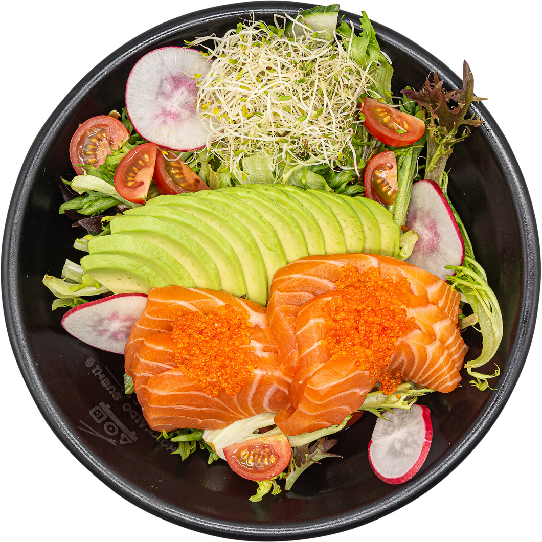 Salmon Sashimi Salad