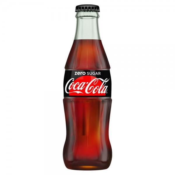 Coca No Sugar Glass Bottle